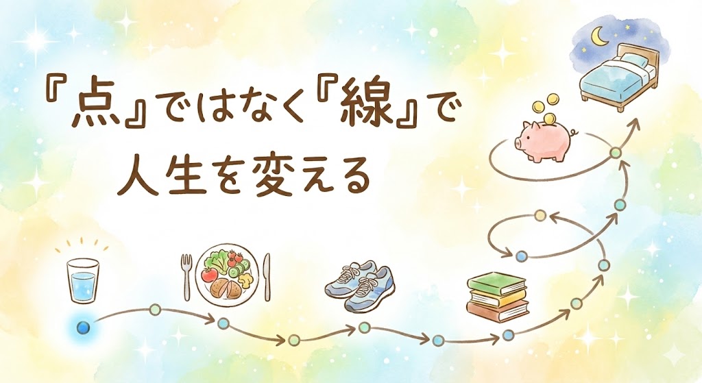 「点」ではなく「線」で人生を変える